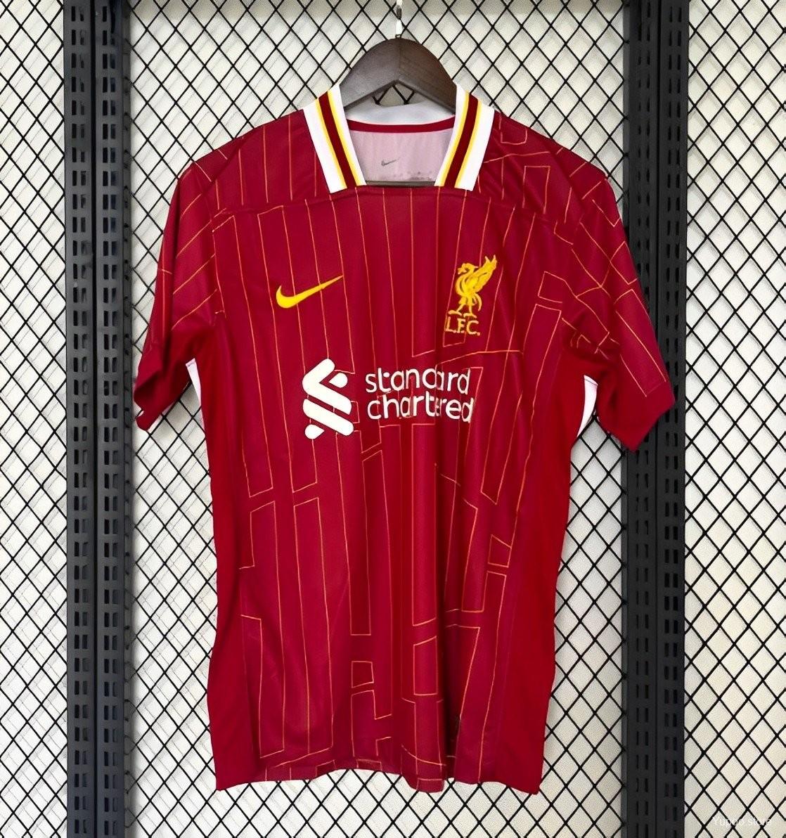Camiseta de fútbol Liverpool 2024/25 LOCAL MANGA CORTA VERSION FAN